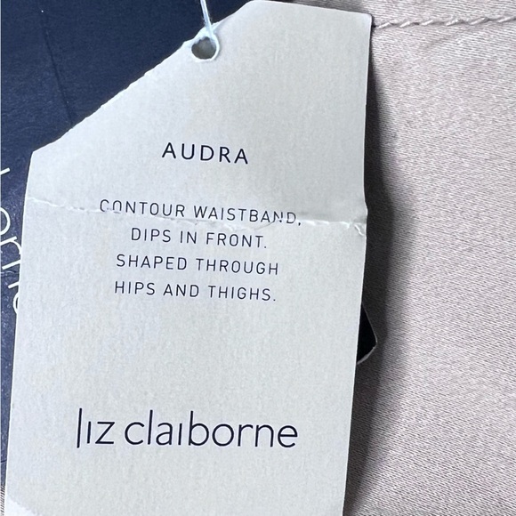 LIZ Claiborne Classic Fit Audra Straight Leg Trousers Size 16 - Picture 9 of 9